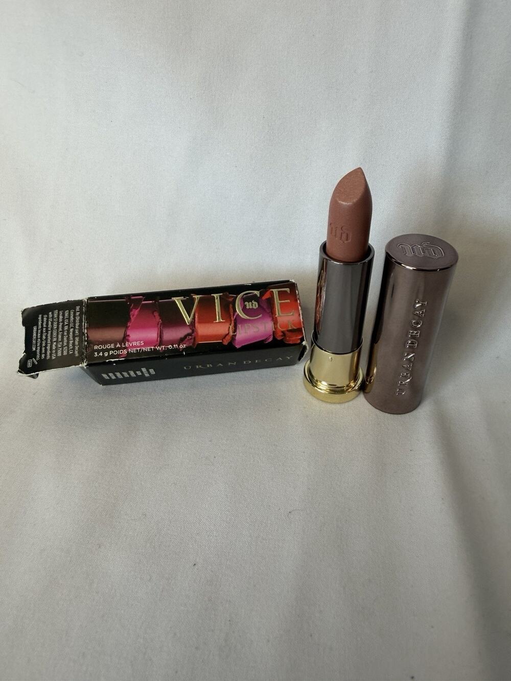Urban Decay Vice Lipstick shade Peyote (Metallized) Discontinued AUTHENTIC NIB